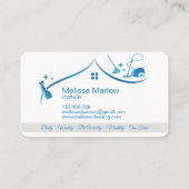 プロフェッショナル清掃業者 名刺 (裏面)