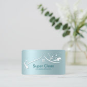 プロフェッショナル清掃業者 名刺 (スタンド正面)