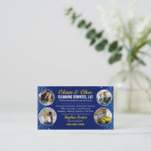 プロフェッショナル清掃清掃清掃メイド 名刺 (スタンド正面)