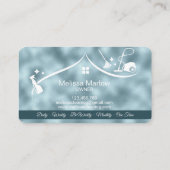 プロフェッショナル清掃用住宅サービス名刺 名刺 (裏面)