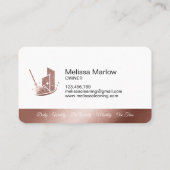 プロフェッショナル清掃用住宅サービス名刺 名刺 (裏面)