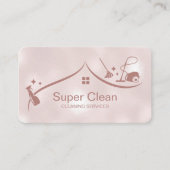 プロフェッショナル清掃用住宅サービス名刺 名刺 (正面)