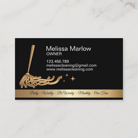 プロフェッショナル清掃用手洗室 名刺 (裏面)