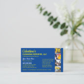 プロフェッショナル清掃/清掃作業サービス 名刺 (スタンド正面)