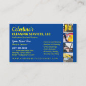 プロフェッショナル清掃/清掃作業サービス 名刺 (正面)