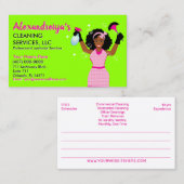 プロフェッショナル清掃/清掃作業サービス 名刺 (正面/裏面)