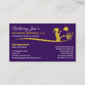 プロフェッショナル清掃/清掃作業サービス 名刺 (正面)