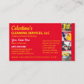 プロフェッショナル清掃/清掃室 名刺 (正面)