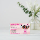 プロフェッショナル清掃/清掃室 名刺 (スタンド正面)