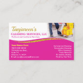 プロフェッショナル清掃/清掃室 名刺 (正面)