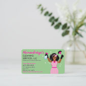 プロフェッショナル清掃/清掃室 名刺 (スタンド正面)