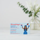 プロフェッショナル清掃/清掃室 名刺 (スタンド正面)