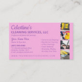 プロフェッショナル清掃/清掃室 名刺 (正面)