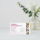 プロフェッショナル清掃/清掃室 名刺 (スタンド正面)