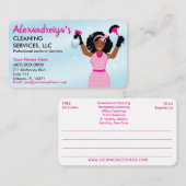 プロフェッショナル清掃/清掃室 名刺 (正面/裏面)