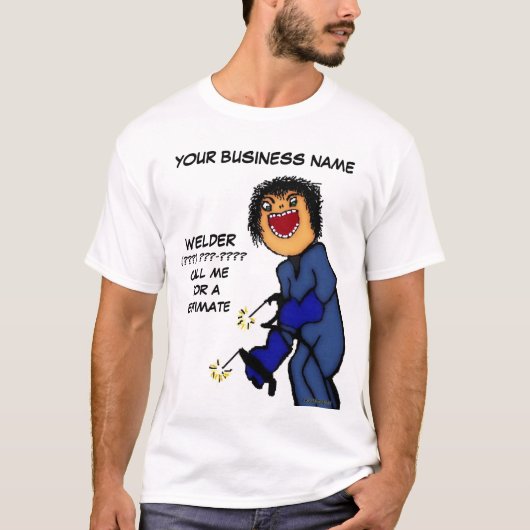 プロフェッショナル溶接工事業 Tシャツ (正面)