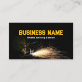 プロフェッショナル溶接機の金属溶接および製造 名刺 (正面)
