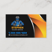 プロフェッショナル溶接機金属溶接加工 名刺 (正面)