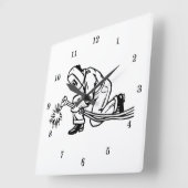 プロフェッショナル溶接機 スクエア壁時計 (傾斜)