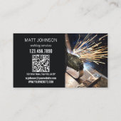 プロフェッショナル溶接機QRコード 名刺 (裏面)