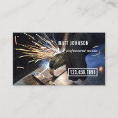 プロフェッショナル溶接機QRコード 名刺 (正面)