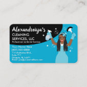 プロフェッショナル漫画の清掃/清掃員ハウスキープ 名刺 (正面)
