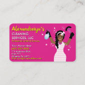 プロフェッショナル漫画の清掃/清掃 名刺 (正面)