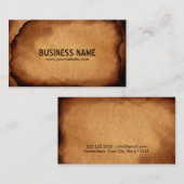 プロフェッショナル焼き紙名刺 名刺 (正面/裏面)