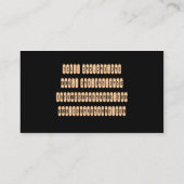 プロフェッショナル爪、 ネイルデザイナ/スタイリスト/アーティストカード 名刺 (裏面)