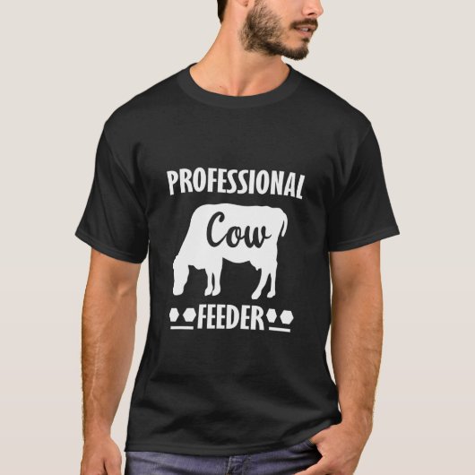 プロフェッショナル牛飼い農家 Tシャツ (正面)