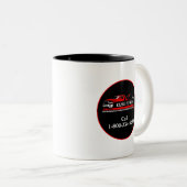 プロフェッショナル牽引トラックサービス ツートーンマグカップ (正面右)