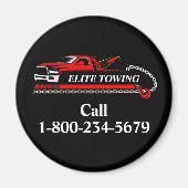 プロフェッショナル牽引トラックサービス マグネット (正面)