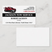 プロフェッショナル牽引トラックサービス 名刺 (正面/裏面)