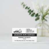 プロフェッショナル牽引トラックサービス 名刺 (スタンド正面)