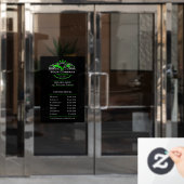 プロフェッショナル牽引会社、営業時間 ウィンドウサイン (オフィスドア)