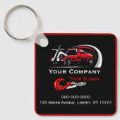 プロフェッショナル牽引会社、運搬サービス キーホルダー (正面)