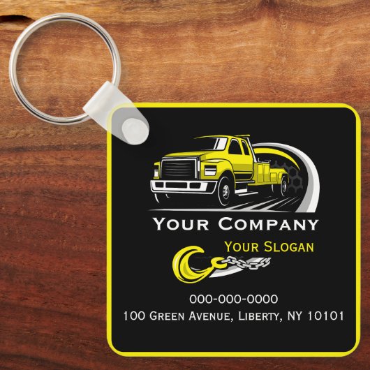 プロフェッショナル牽引会社、運搬サービス キーホルダー (正面)