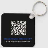 プロフェッショナル牽引会社、運搬サービス キーホルダー (裏面)