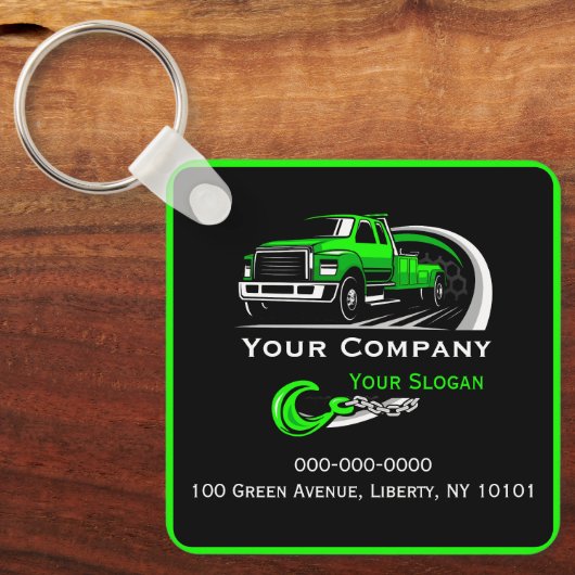 プロフェッショナル牽引会社、運搬サービス キーホルダー (正面)