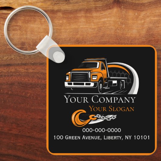 プロフェッショナル牽引会社、運搬サービス キーホルダー (正面)