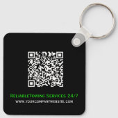 プロフェッショナル牽引会社、運搬サービス キーホルダー (裏面)