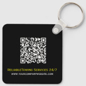 プロフェッショナル牽引会社、運搬サービス キーホルダー (裏面)