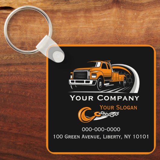 プロフェッショナル牽引会社、運搬サービス キーホルダー (正面)