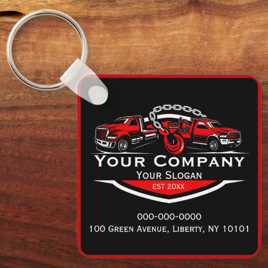 プロフェッショナル牽引会社、運搬サービス キーホルダー (正面)