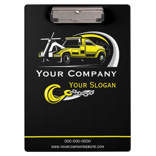 プロフェッショナル牽引会社、運搬サービス クリップボード (正面)