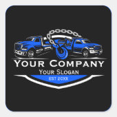 プロフェッショナル牽引会社、運搬サービス スクエアシール (正面)