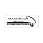 プロフェッショナル牽引会社、運搬サービス セルフインキングスタンプ (デザイン)