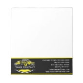 プロフェッショナル牽引会社、運搬サービス ノートパッド (正面)