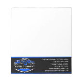 プロフェッショナル牽引会社、運搬サービス ノートパッド (正面)