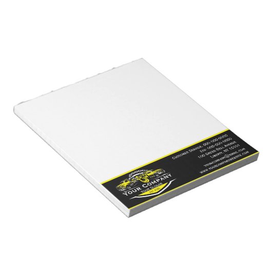 プロフェッショナル牽引会社、運搬サービス ノートパッド (アングル)